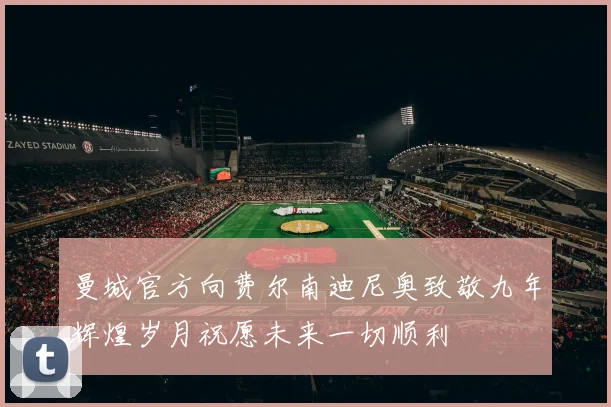 曼城官方向费尔南迪尼奥致敬九年辉煌岁月祝愿未来一切顺利